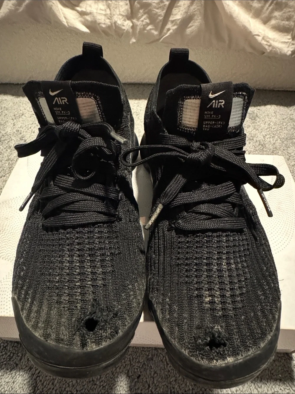 Nike Black VaporMax Flyknit Men’s Sneakers